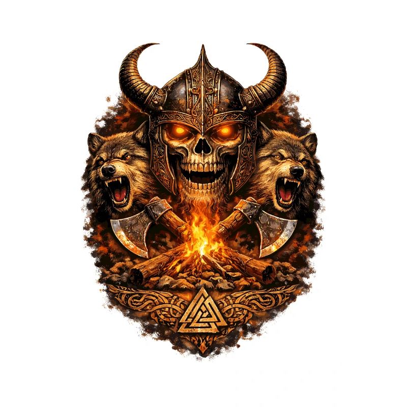 Vikingenschädel Feuerkampf