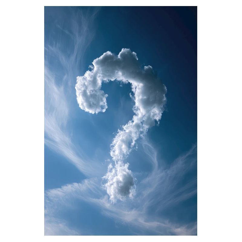 Cloud Question Mark Sky