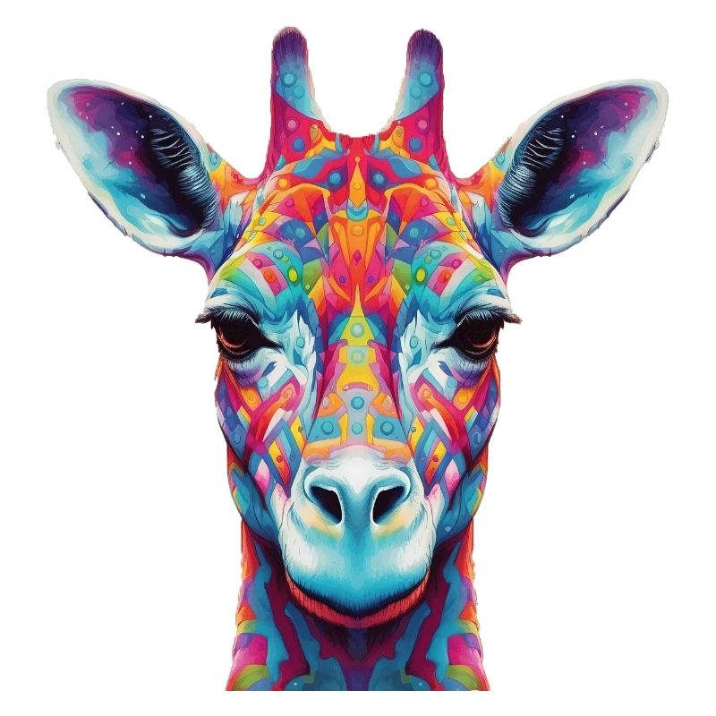 Girafe psychédélique