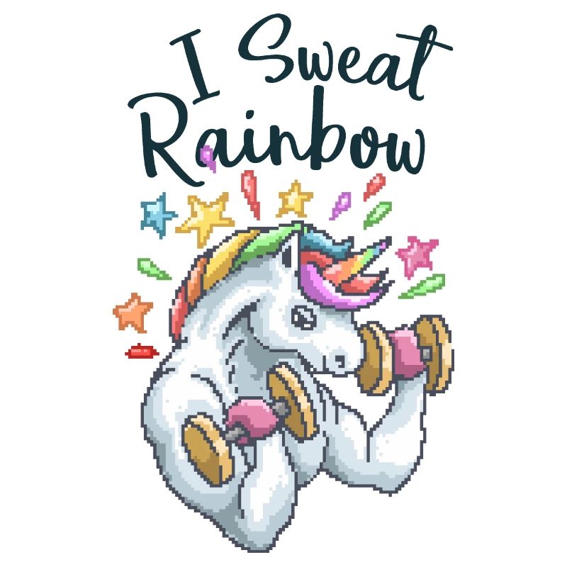 I Sweat Rainbow
