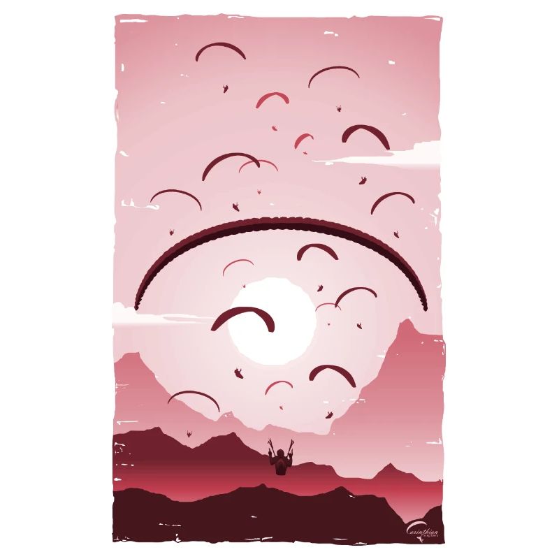 Paragliding Art Rot