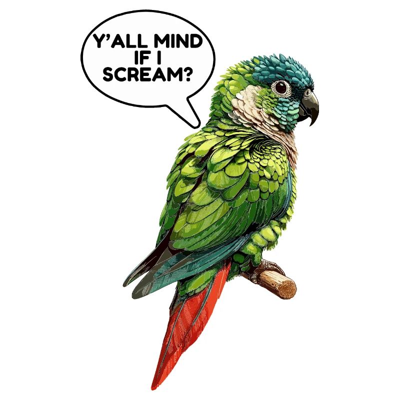 Grünwangiges Conure-Meme