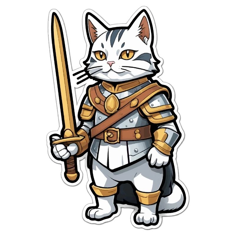 Katze Ritter Comic