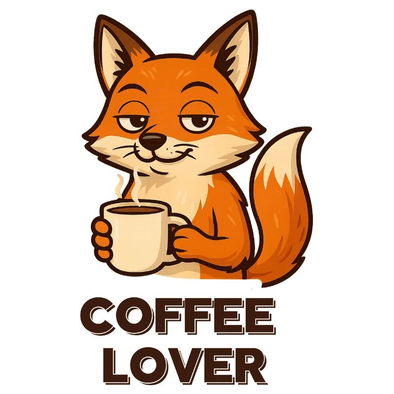 Kaffeeliebender Fuchs