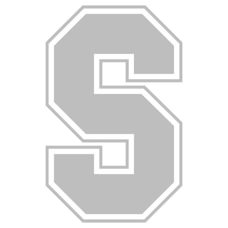 Monogramme Maison du Collège Gris Vert Initiale S