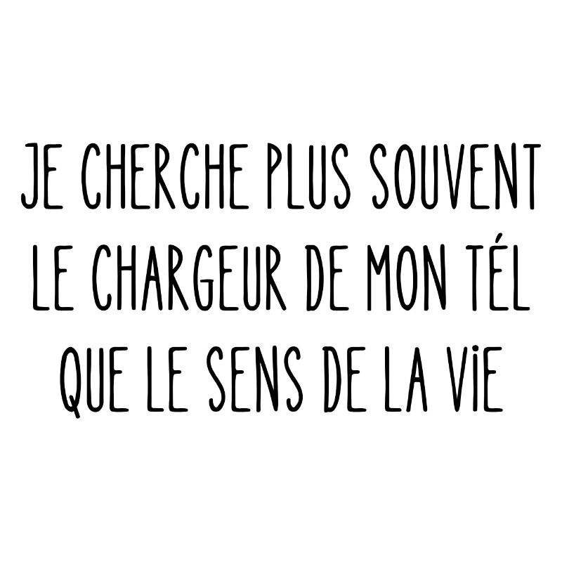je cherche plus souvent le chargeur de mon tél