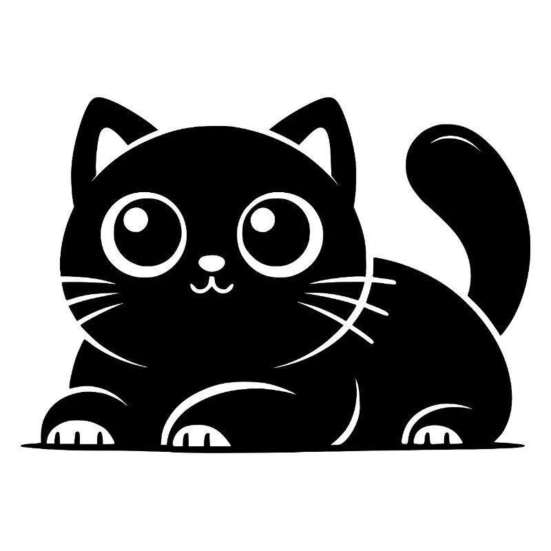 Visage de chat douillet