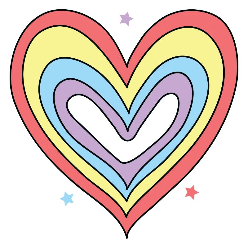 RAINBOW HEART