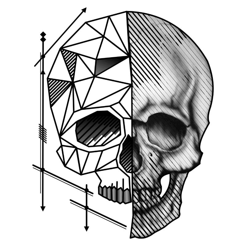 Skull polygon