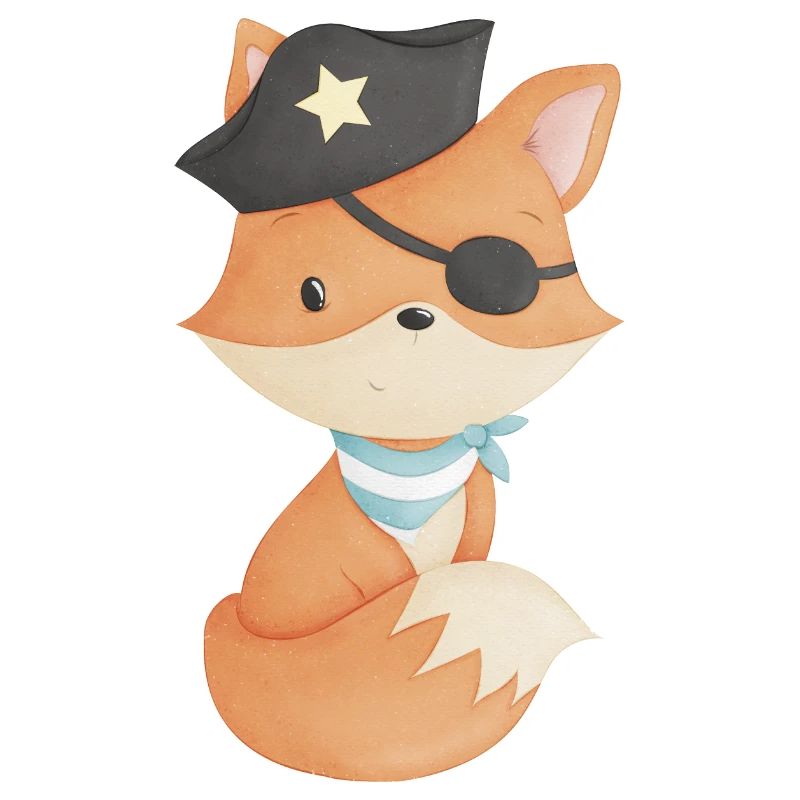 Fuchs als Pirat
