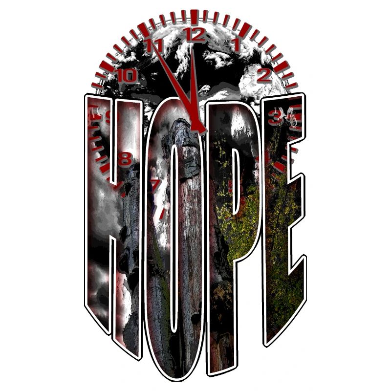 Hope Clock 5 to 12 Tree Nature Climate Environment
