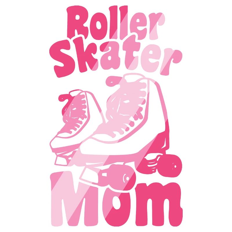 Rollschuhläufer Mama