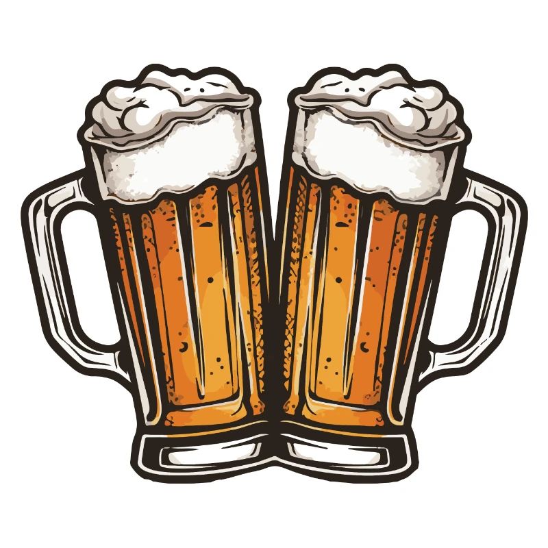 Bierkrug Bier Anstoßen