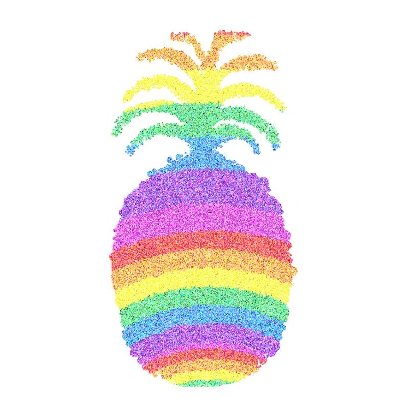 Rainbow Pineapple