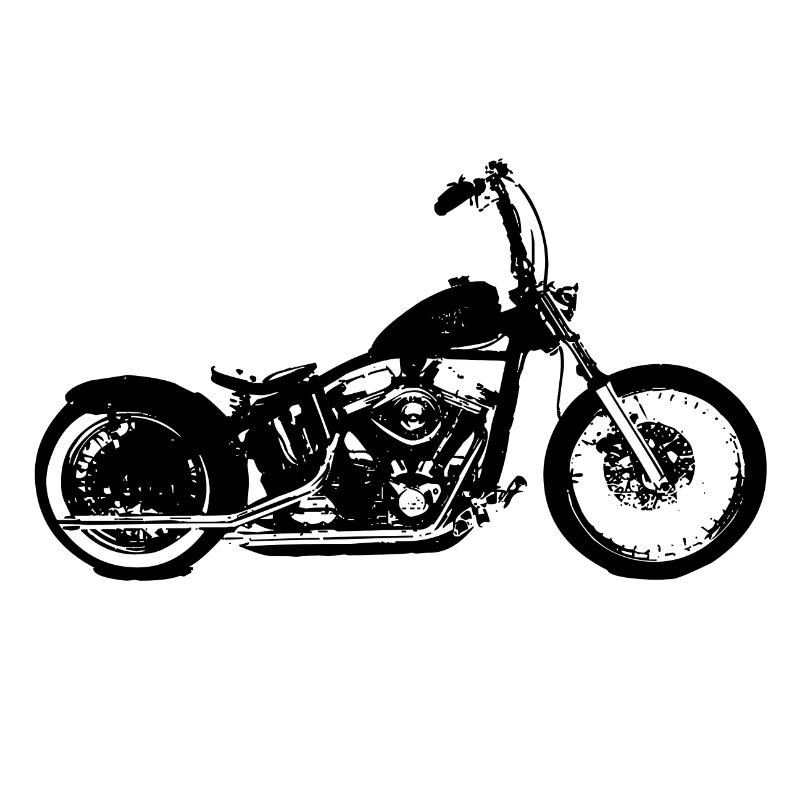 Motorrad Chopper