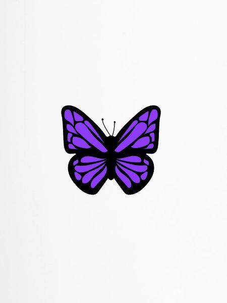lila Schmetterling