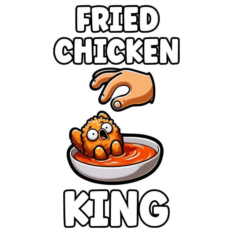 Funny Fried Chicken Man Boy Gift