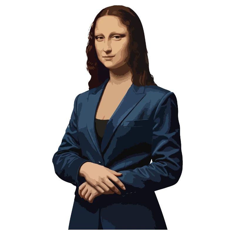 Mona Lisa Geschäftsfrau