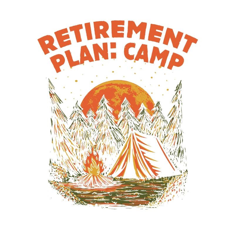 Pensionsplan Camp im Ruhestand Camping ältere Camp