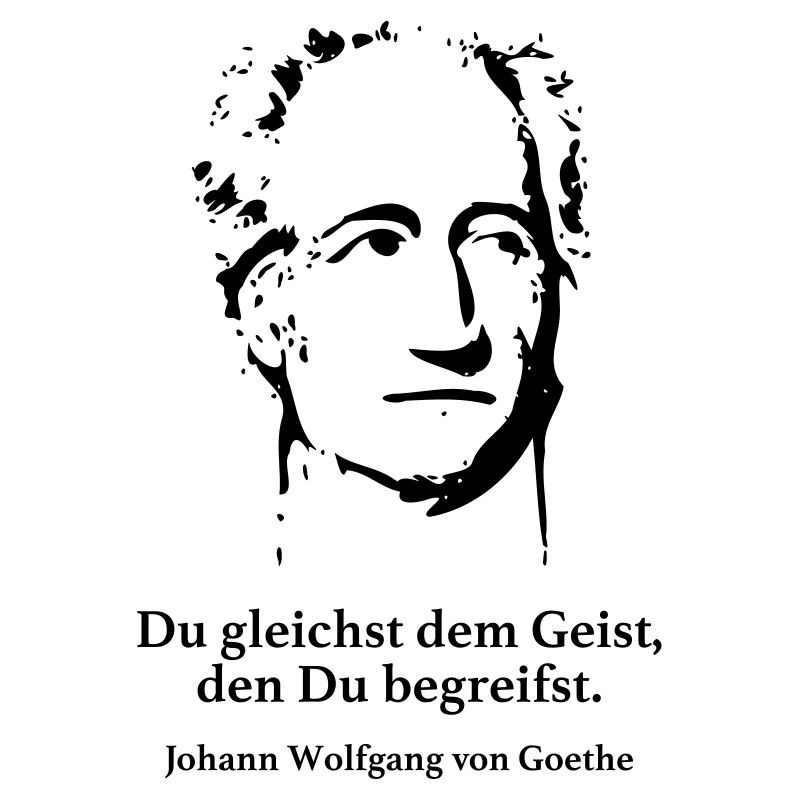 Goethe: Du gleichst dem Geist, den Du begreifst.