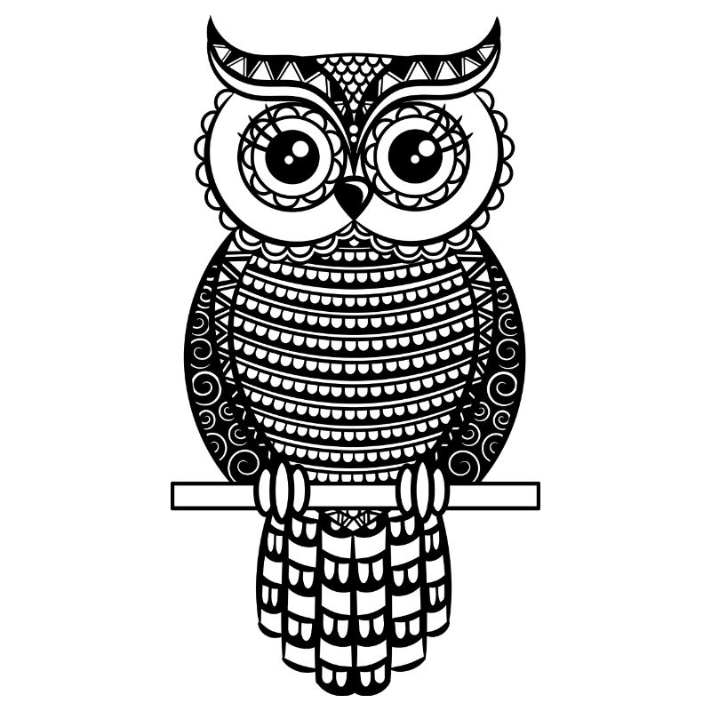 Eule Mandala Eule