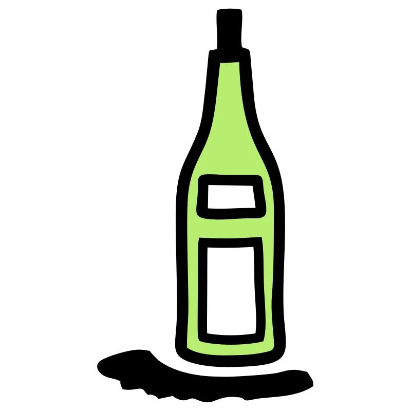 Flasche Weinflasche - V2