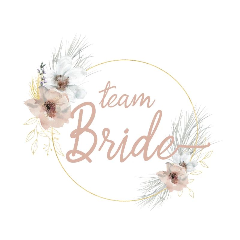 Équipe Bride! Boho Blush Couronne florale