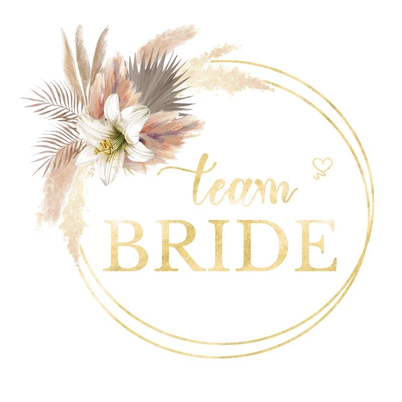Équipe Bride! Couronne florale Boho Circle