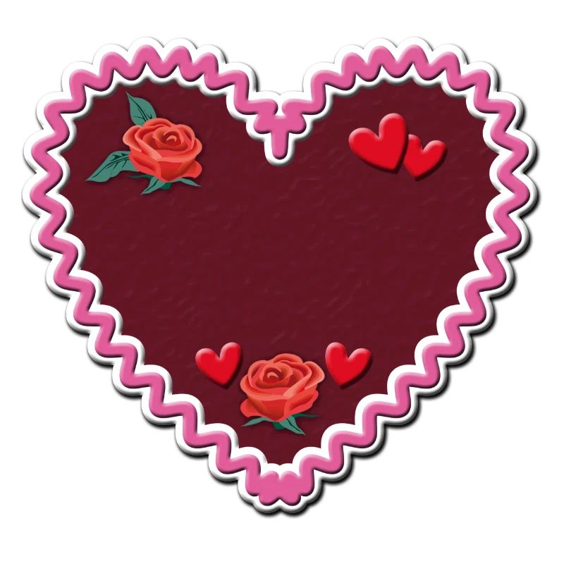 Lebkuchenherz Typical German Gingerbread heart