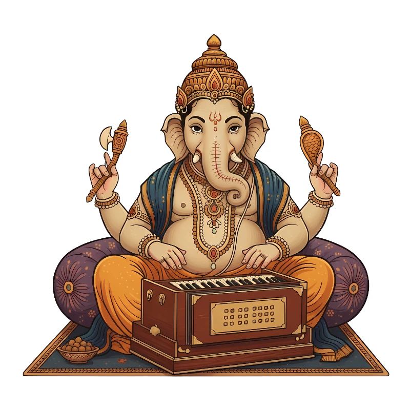 Ganesha Harmonium Kunst