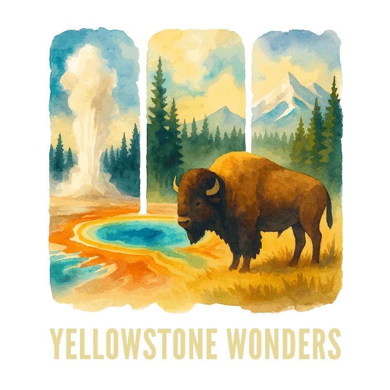 Berglandschaft mit Vulkan