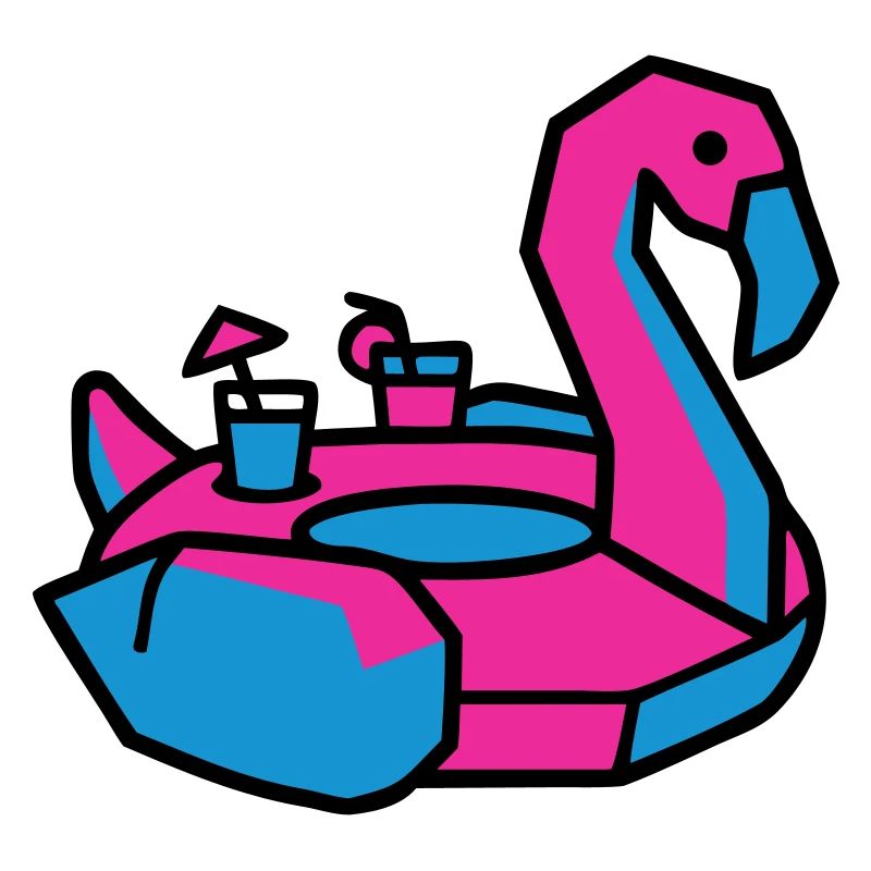 Flamingo Schwimmtier Pool Party