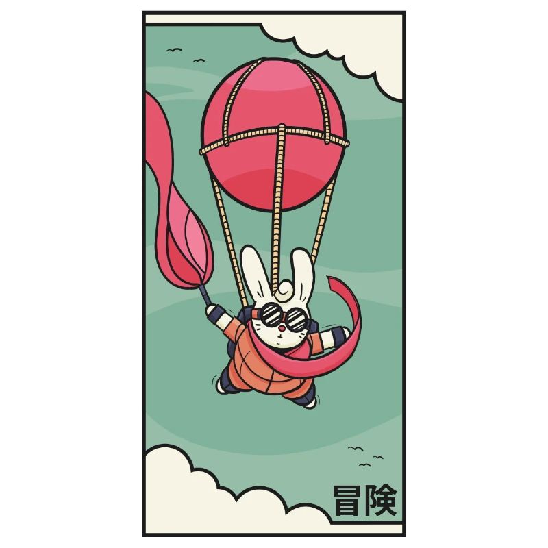 Flying rabbit