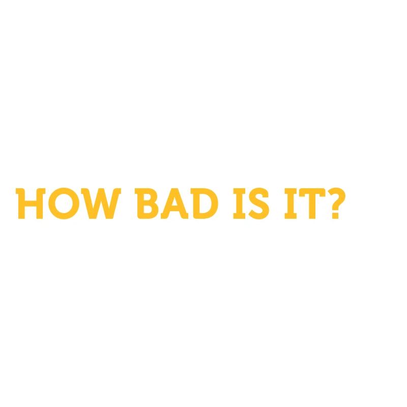 My Memory Is Bad. How Bad? What?