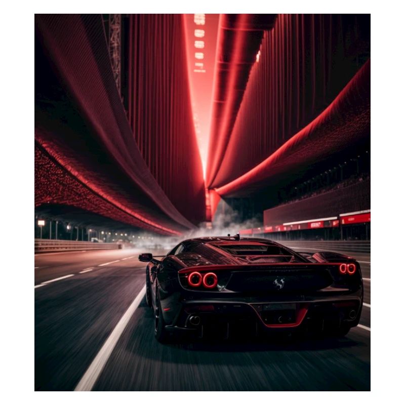 Rotes Sportauto