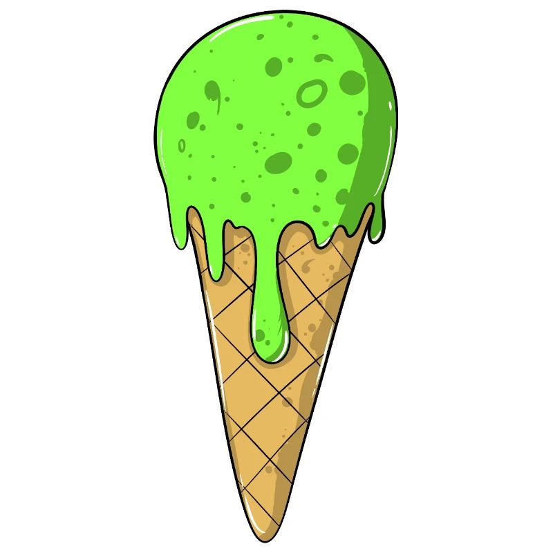 Eis | Grünes Eis Eiscreme | IceCream