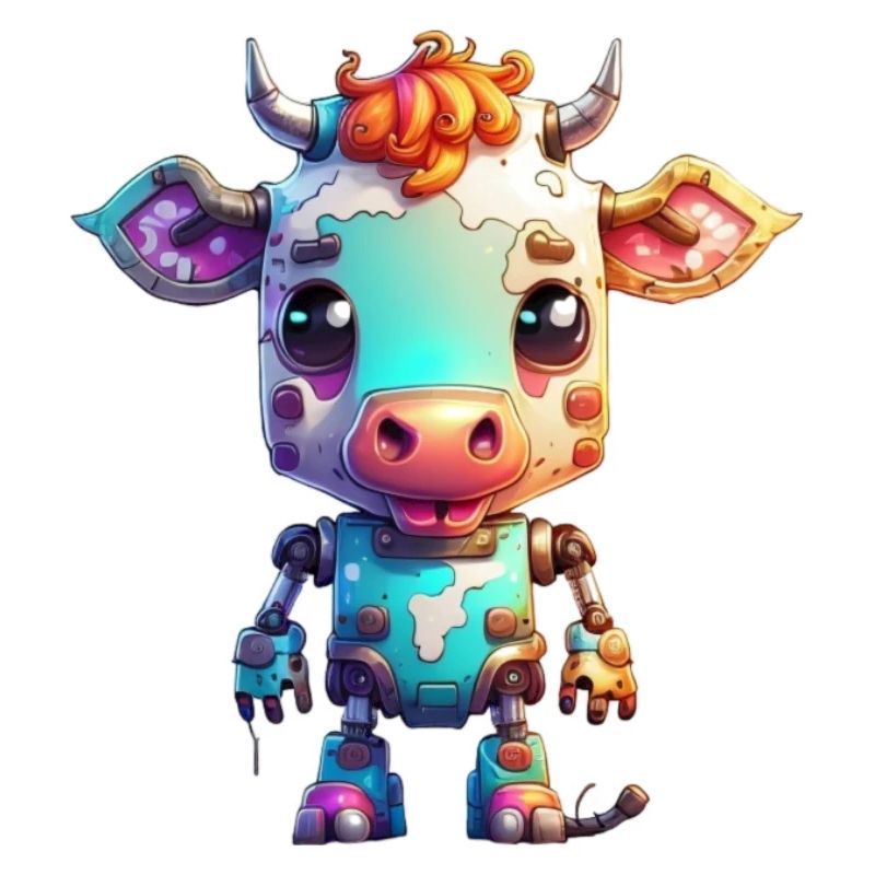 Roboter Kuh