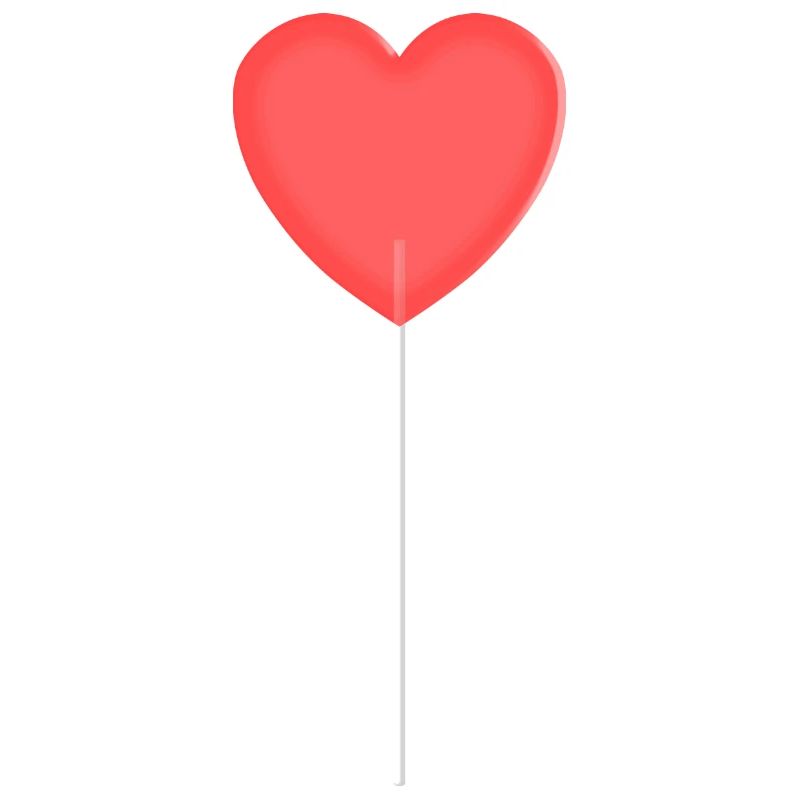SUCETTE EN FORME DE COEUR