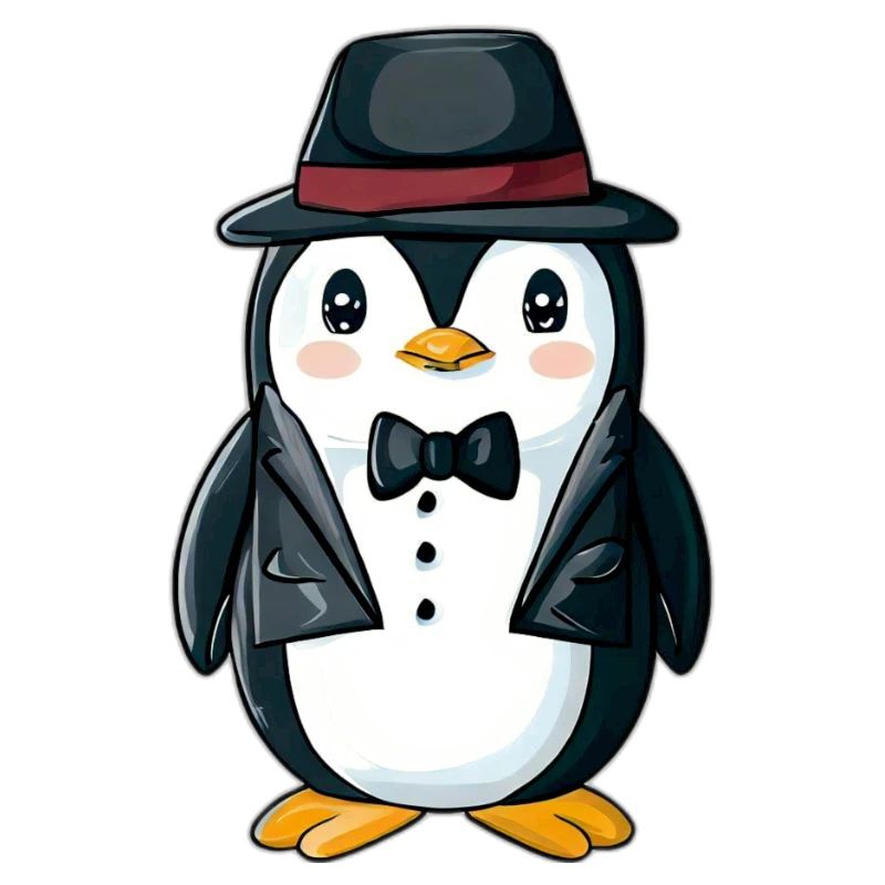 Süßer Pinguin Agent