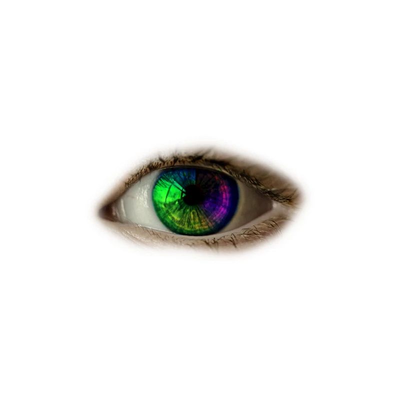 Auge Regenbogen