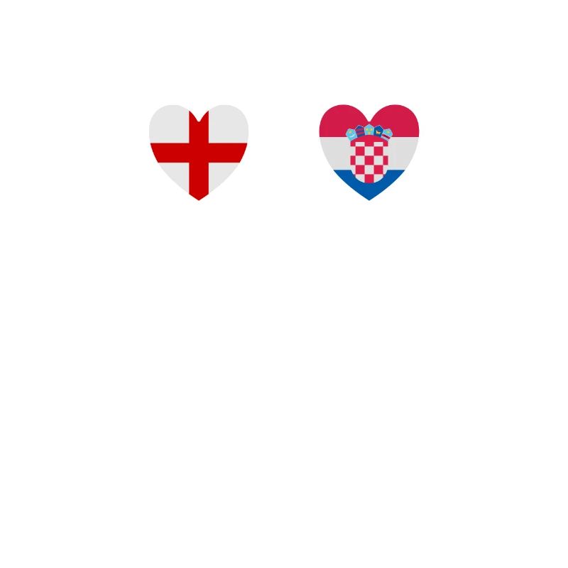 Drapeaux de l’Angleterre et de la Croatie drapeaux croates