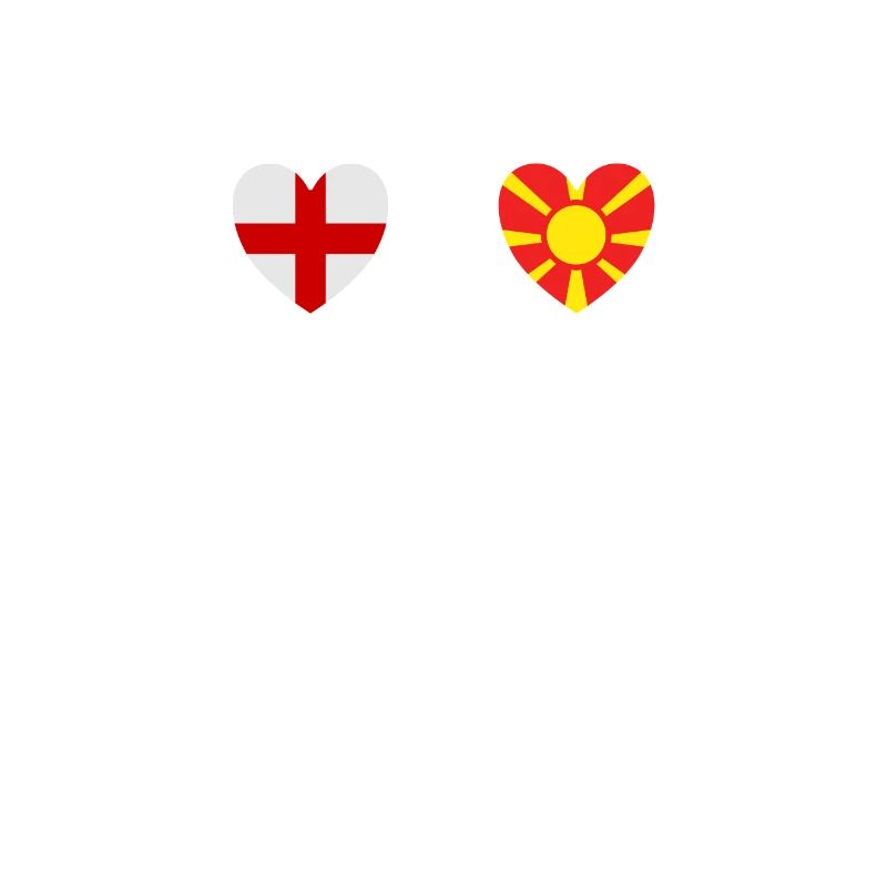 Drapeaux du drapeau macédonien de l’Angleterre et de la Macédoine
