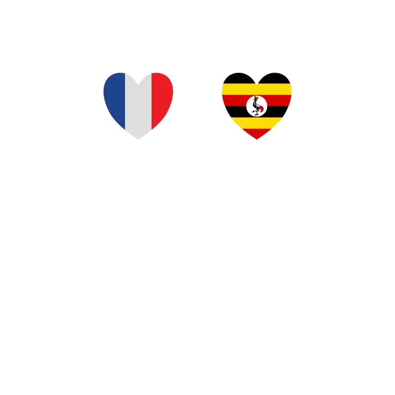 France et Ouganda Drapeau ougandais Drapeaux