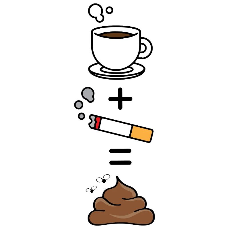 Café clope caca