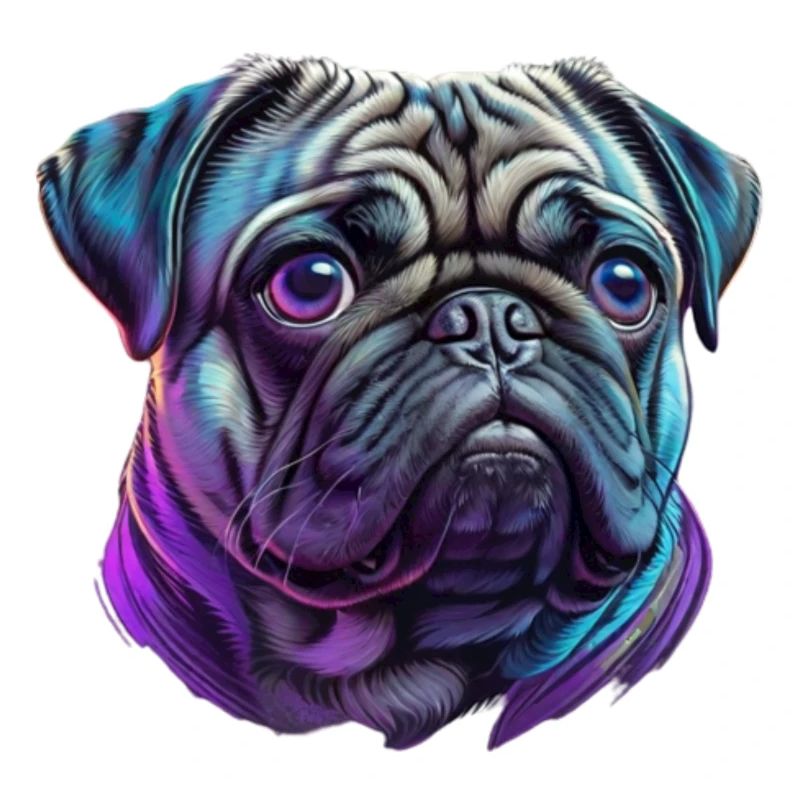 Mops Kopf