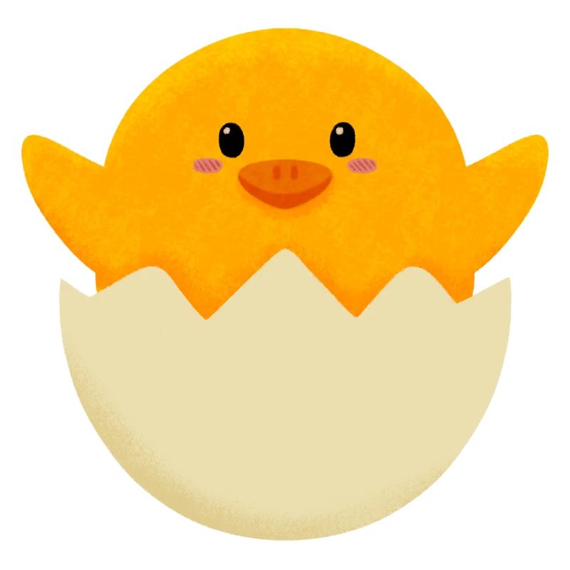 Easter Chick in Egg