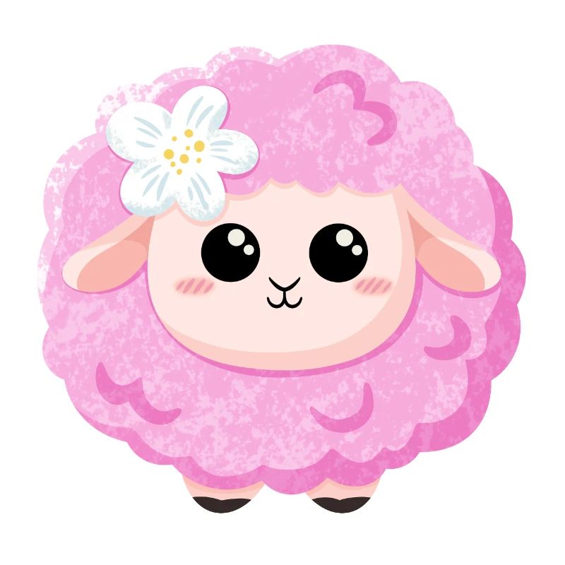 Mouton rose mignon