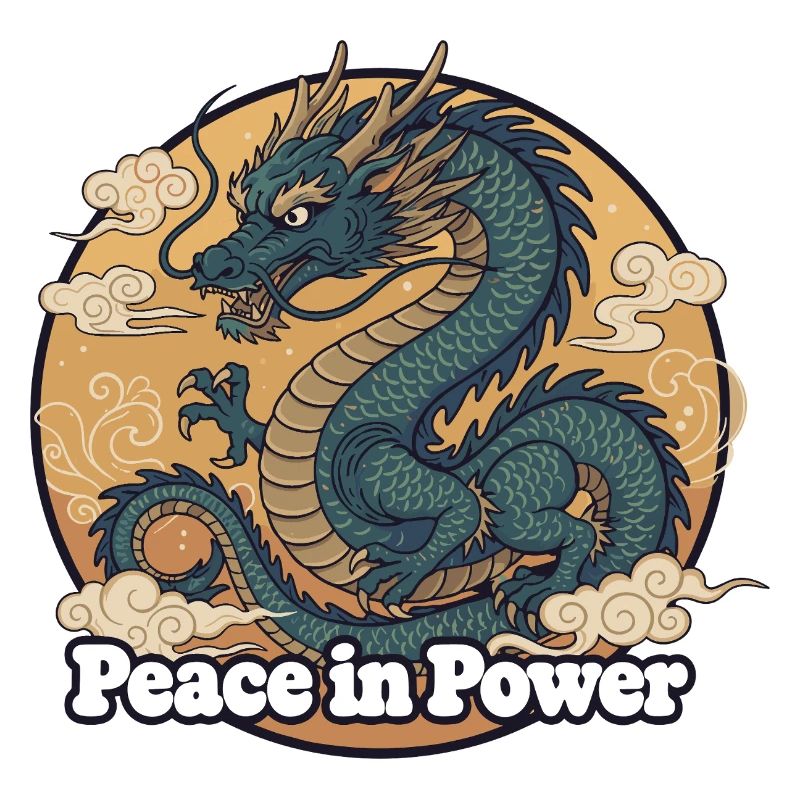Peace in Power Drache