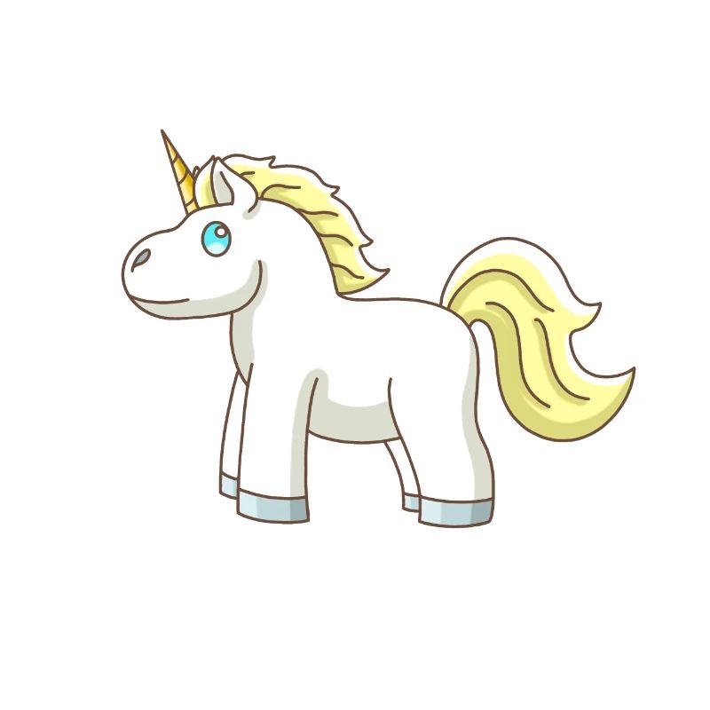 Süßes kleines Einhorn