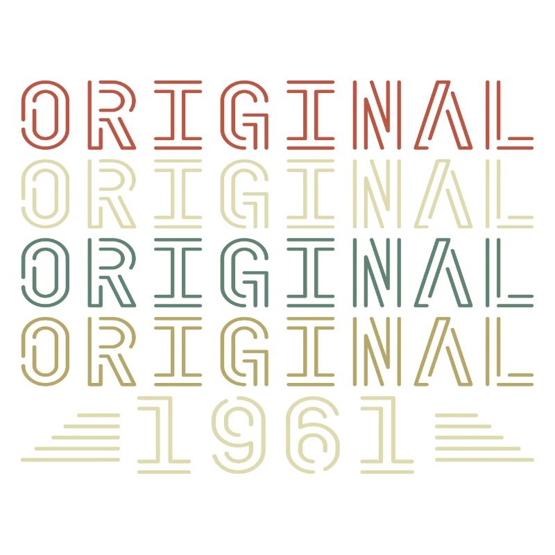 Original 1961 Vintage Retro Geburtstagsgeschenk